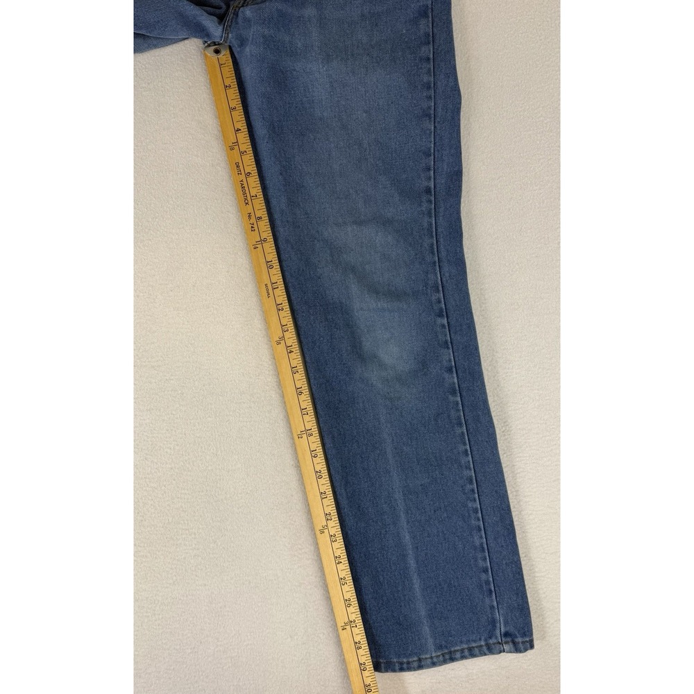 Vintage Levi's Orange Tab Jeans Size 32x30 Blue Denim USA Made Talon Zipper - Picture 4 of 16